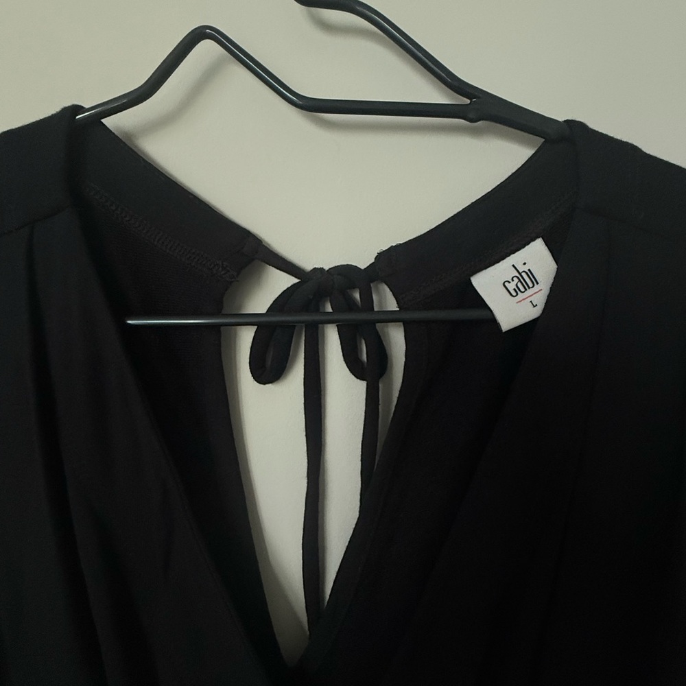 CAbi Black V-Neck Jumpsuit - Picture 3 of 6